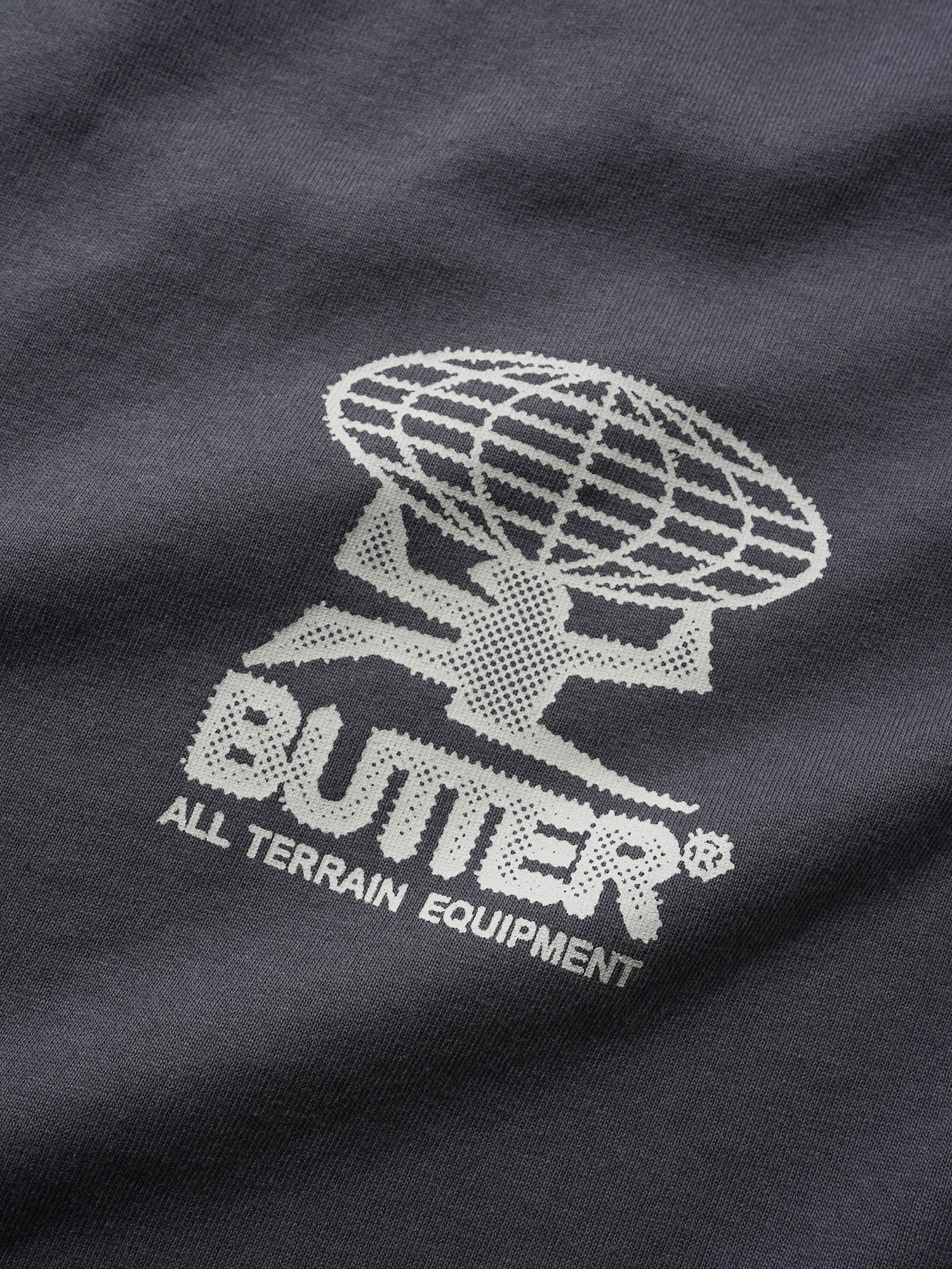 Terrain Tee, Washed Black