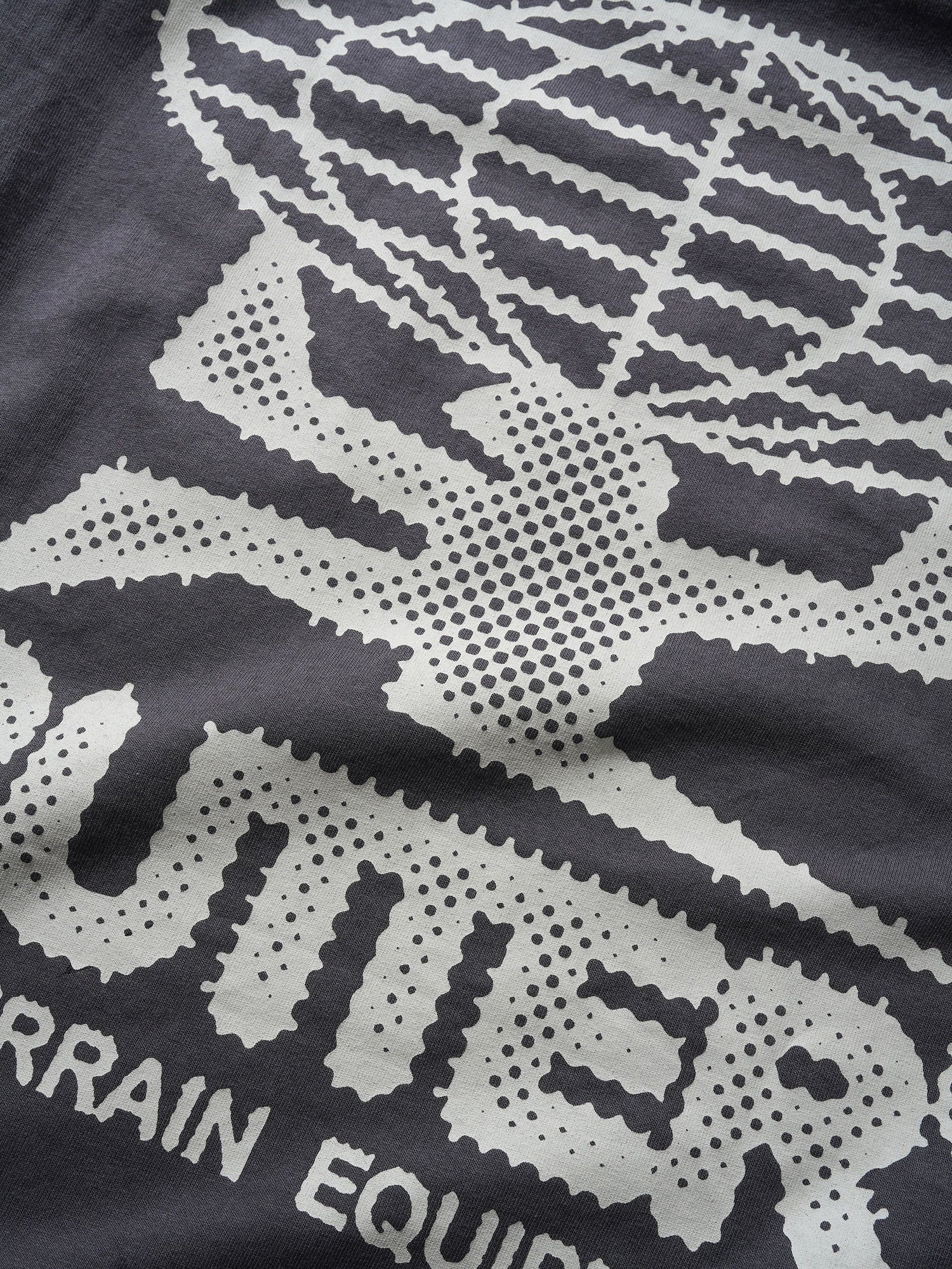 Terrain Tee, Washed Black