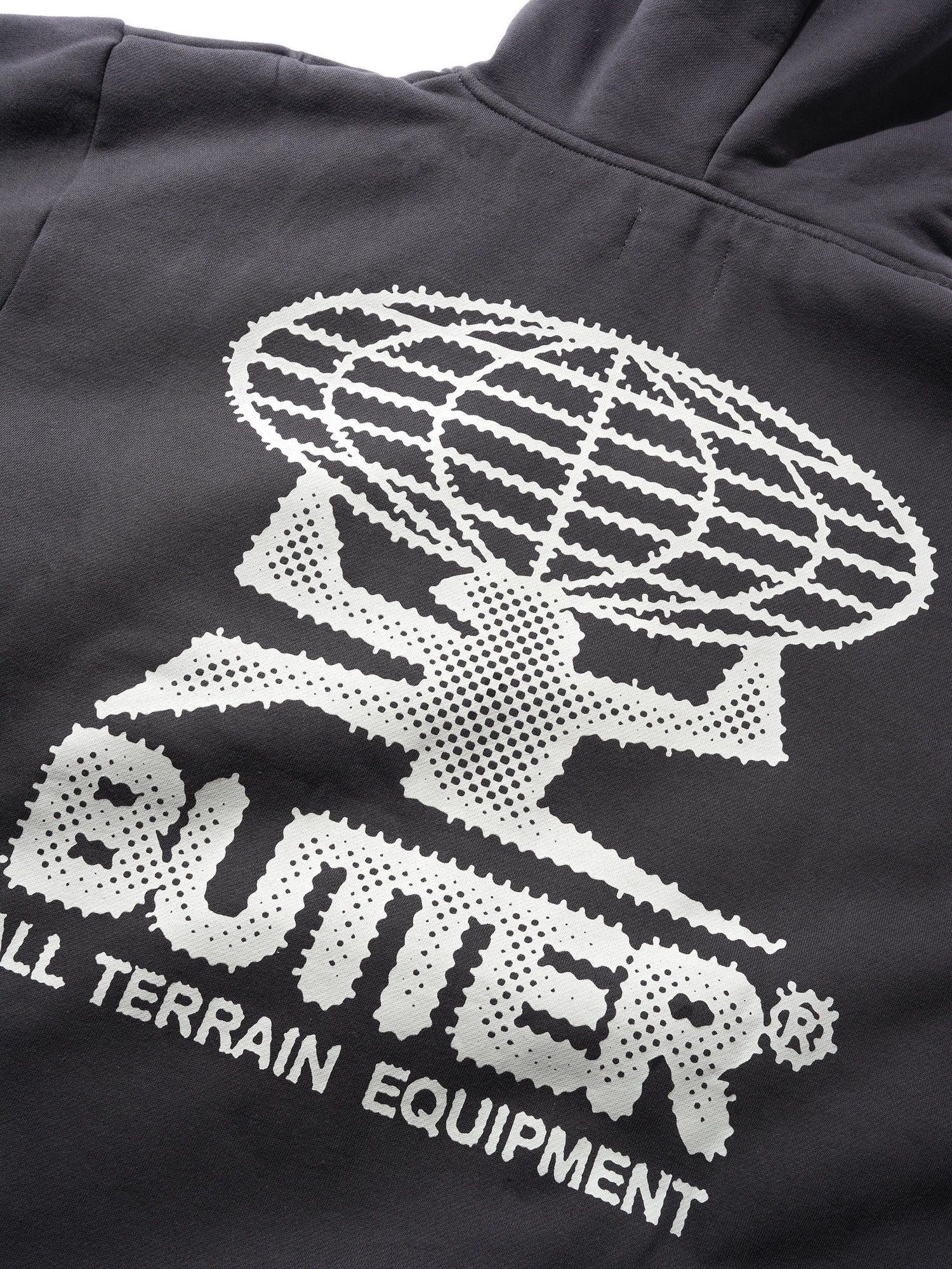 Terrain Pullover Hood, Washed Black