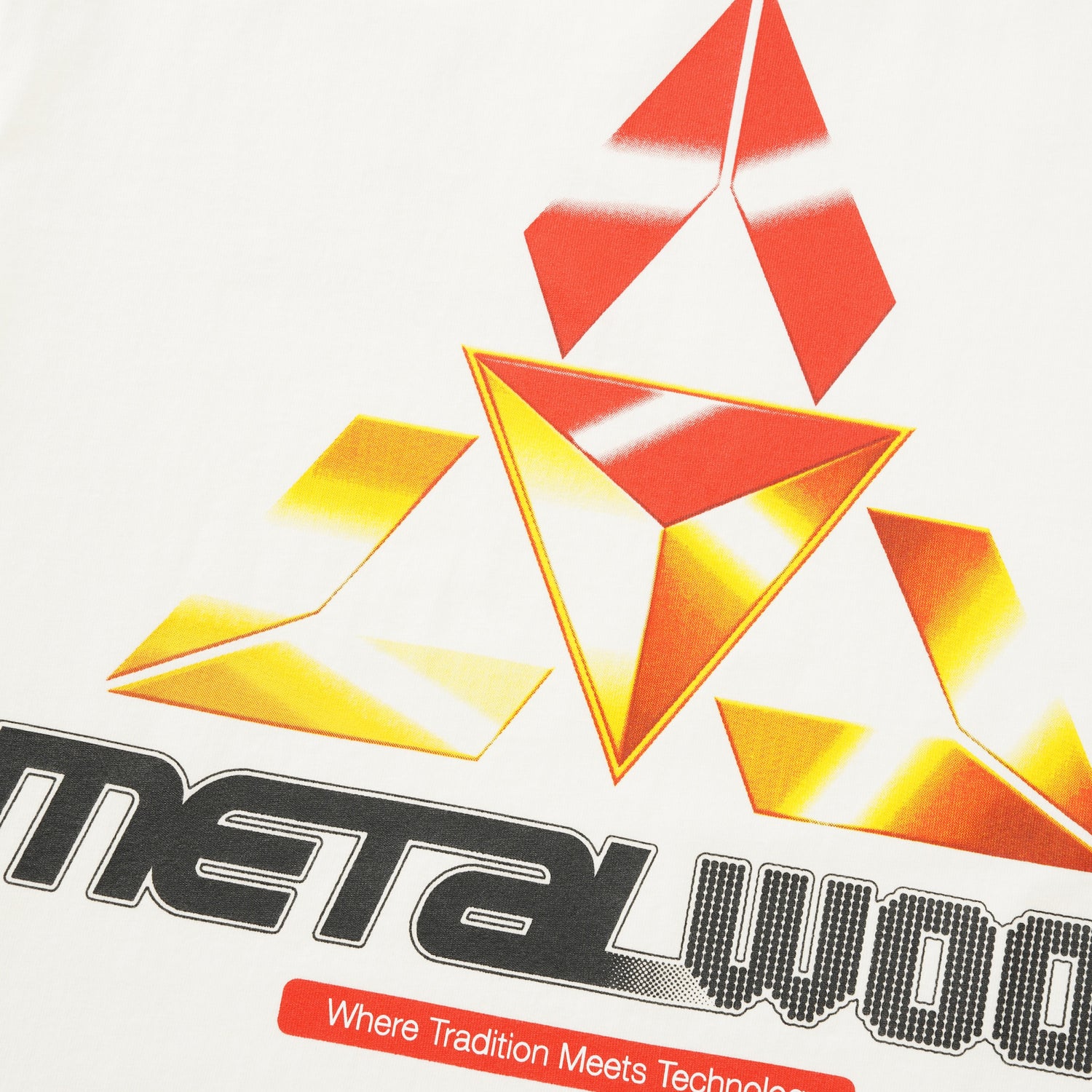 Tri-Metal Tee, White