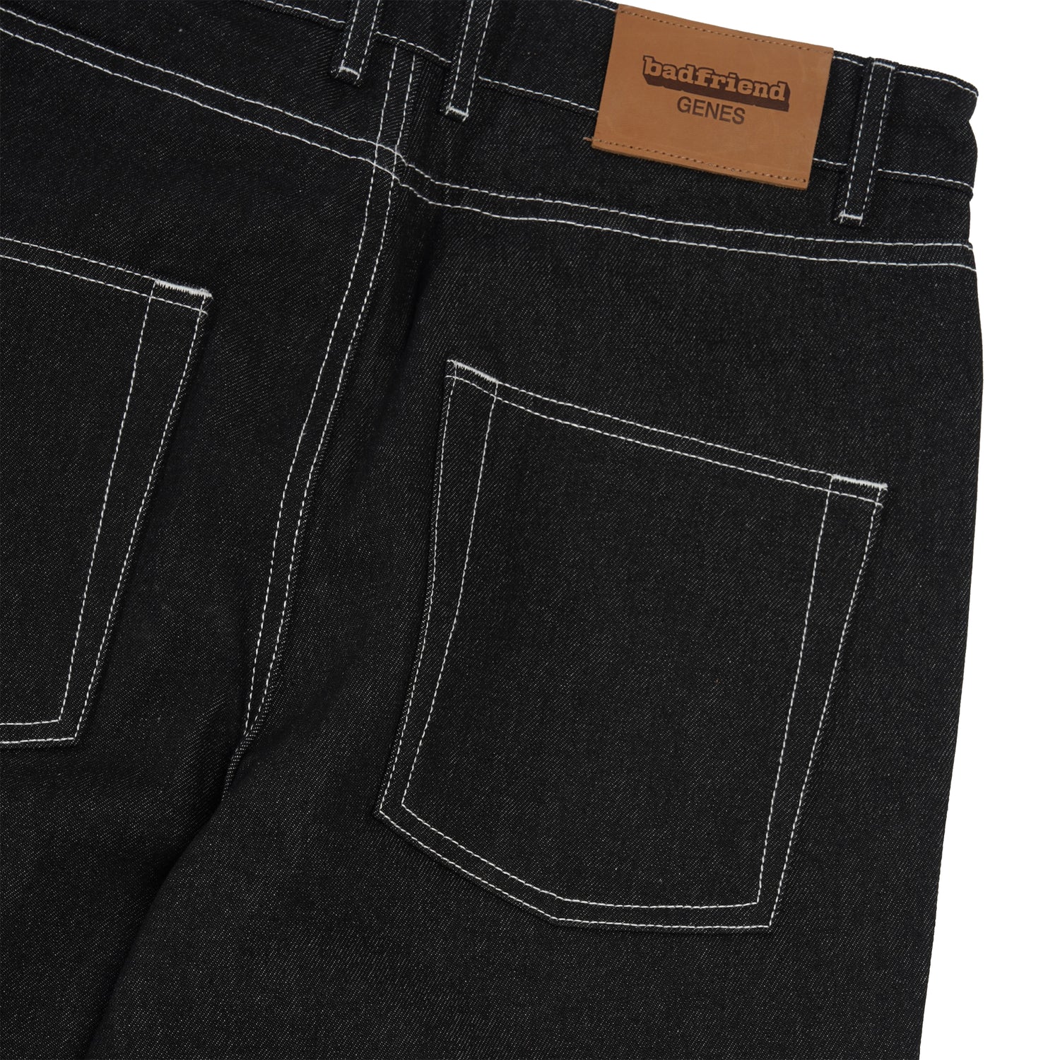 Star Pant Raw Denim Jean, Black / White