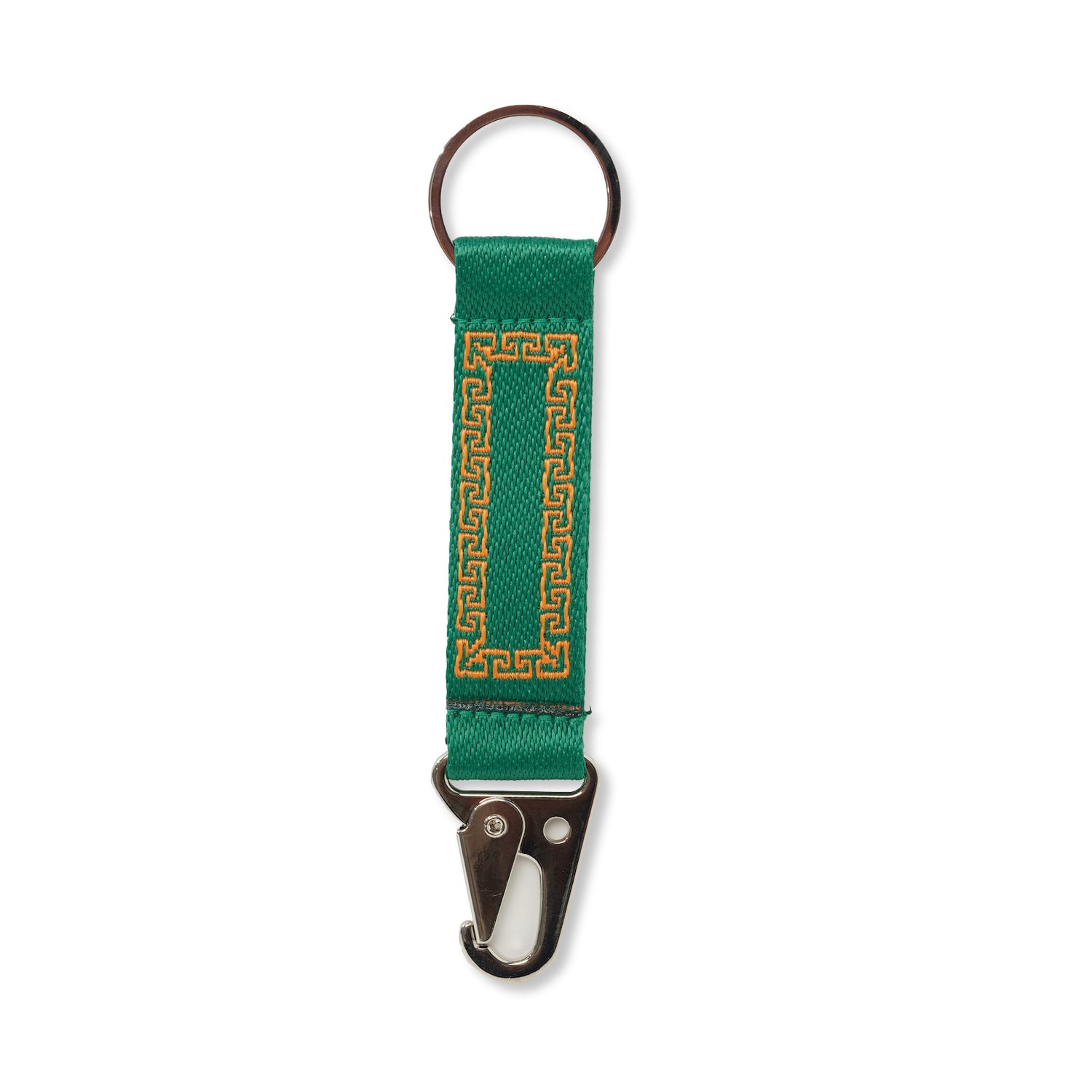 Webbing Keychain, Green