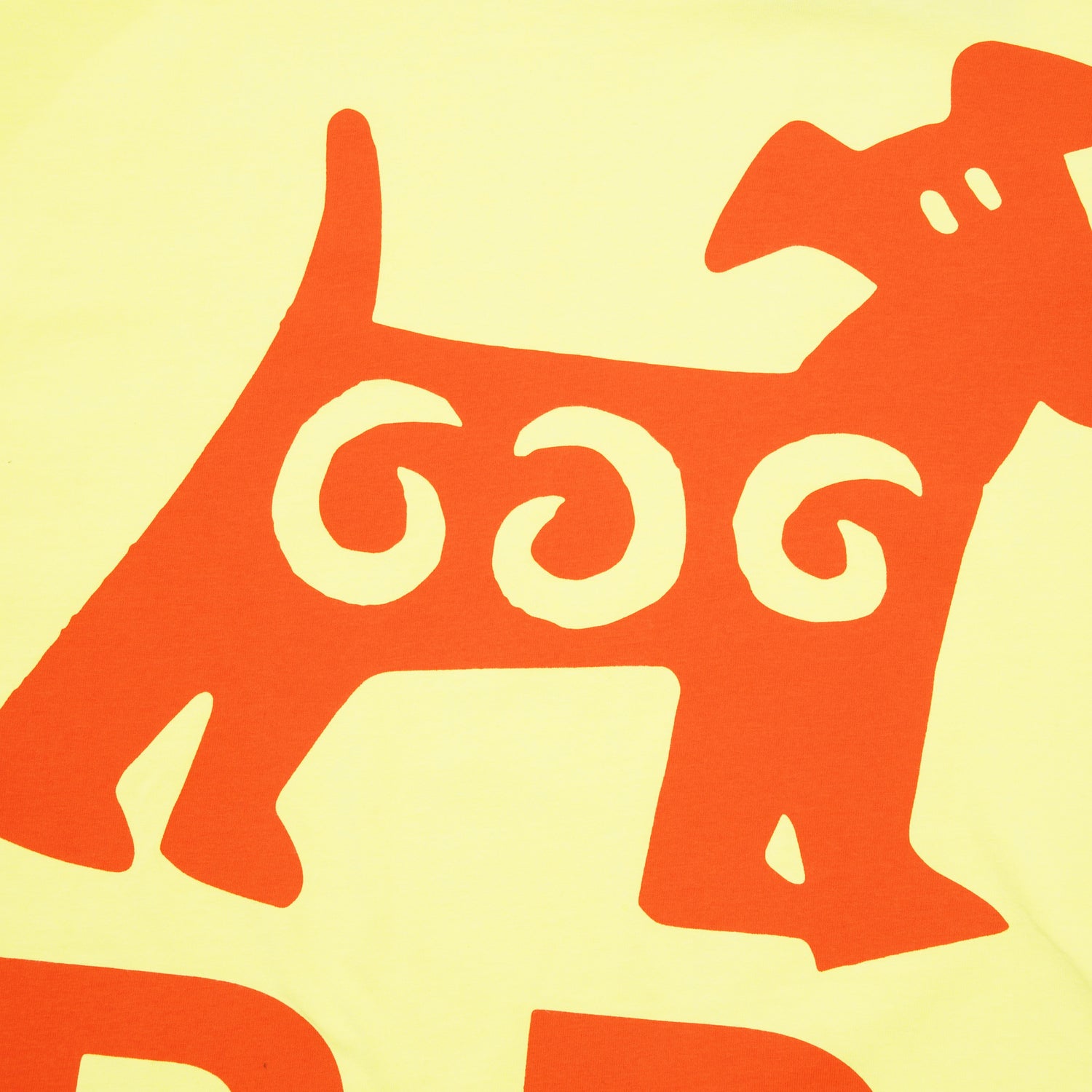 PP Dog Tee, Neon Yellow