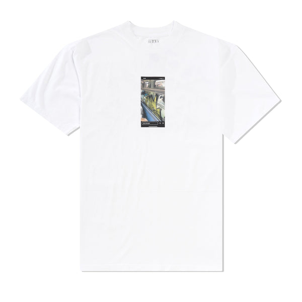 IRAK Train Tag Tee, White