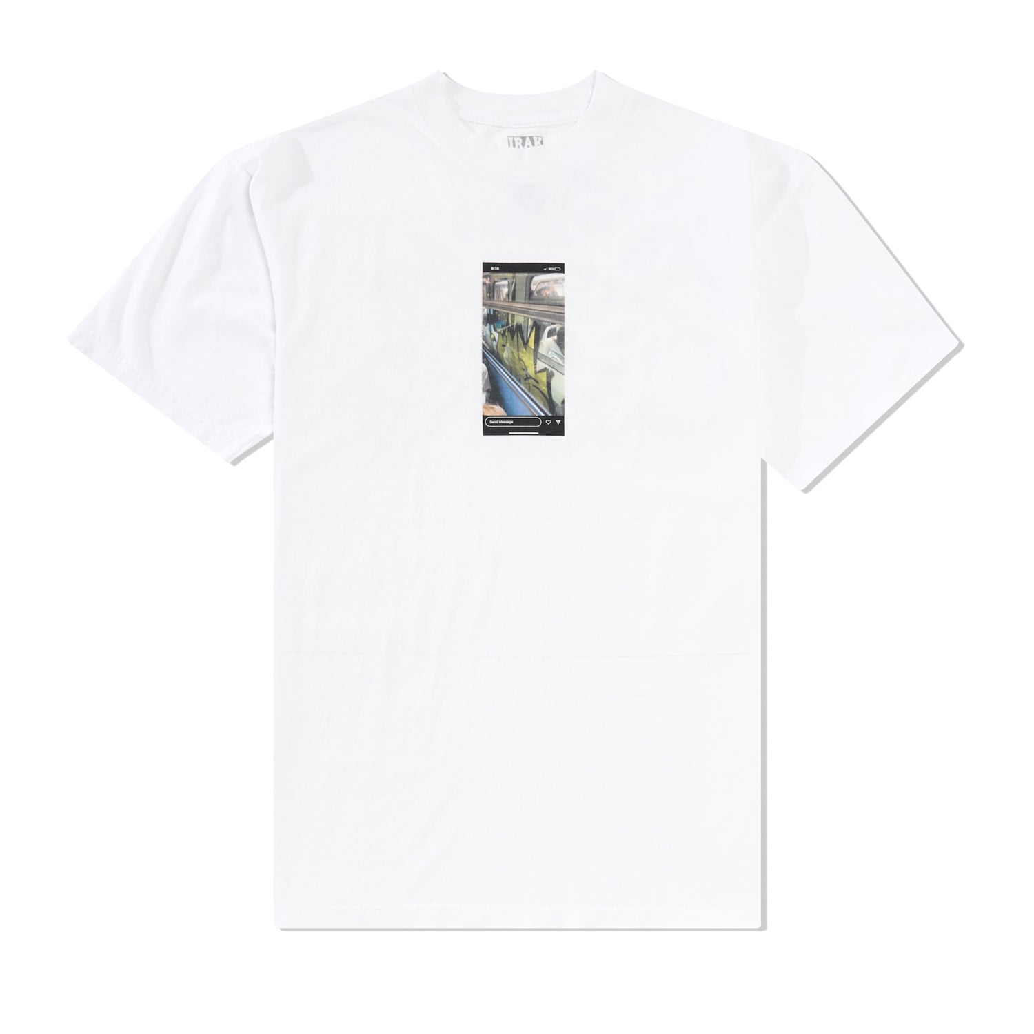 Train Tag Tee, White