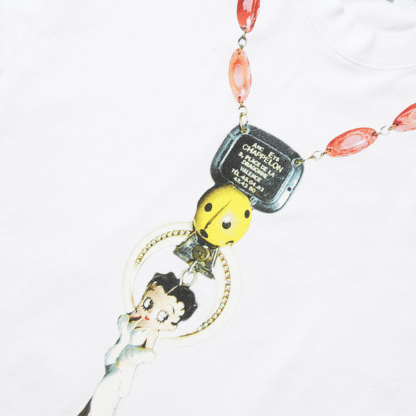b.Eautiful b.Eautiful x LEO GON'DO Smile Tee, White