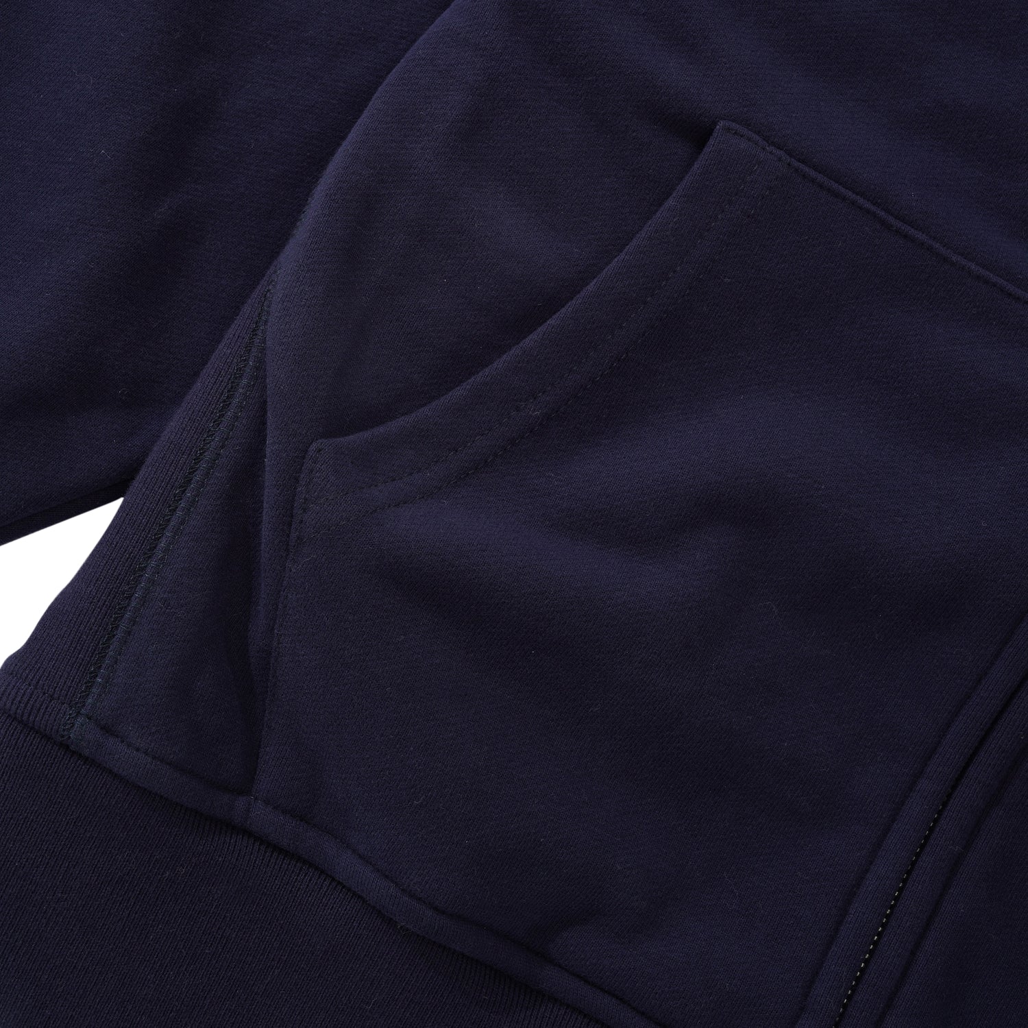 Big C-Star Double Zip Hood, Blue