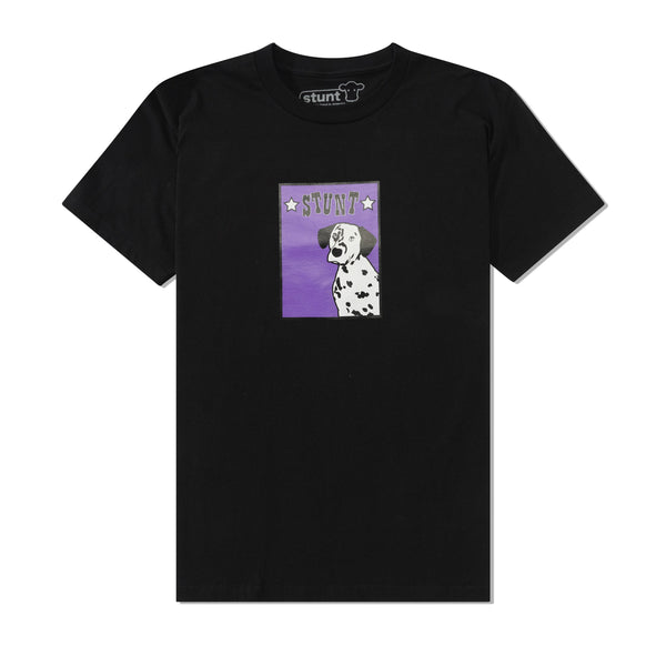 Stunt Dalmatian Tee, Black
