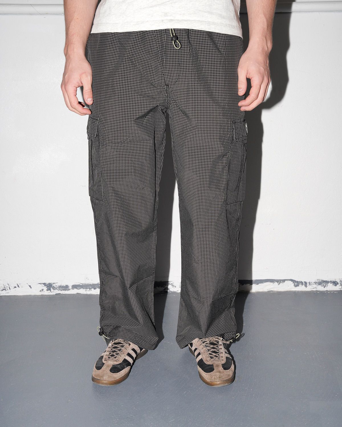 Gridded Ripstop Flight Pant, Black