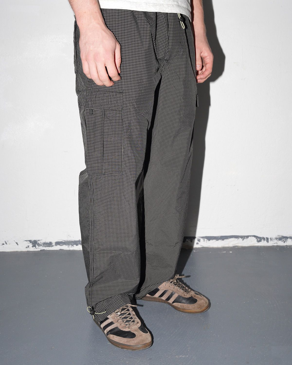 Gridded Ripstop Flight Pant, Black