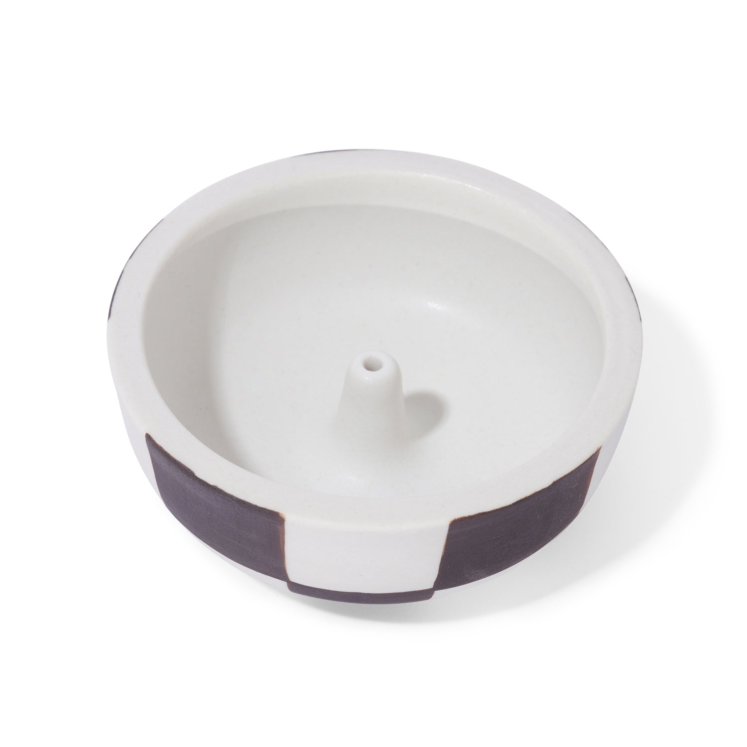 Small Incense Bowl Checker Outside