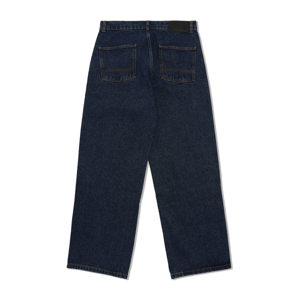 Rassvet Baggy Woven Denim Pants, Blue
