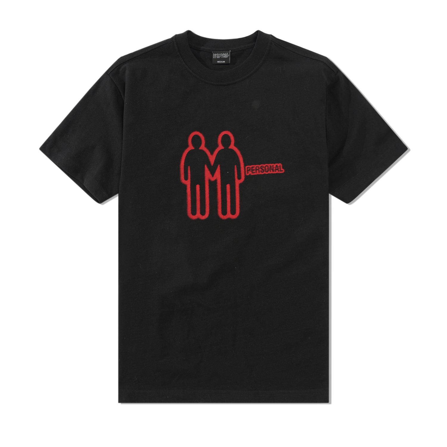 Negative Interaction Tee, Black / Red