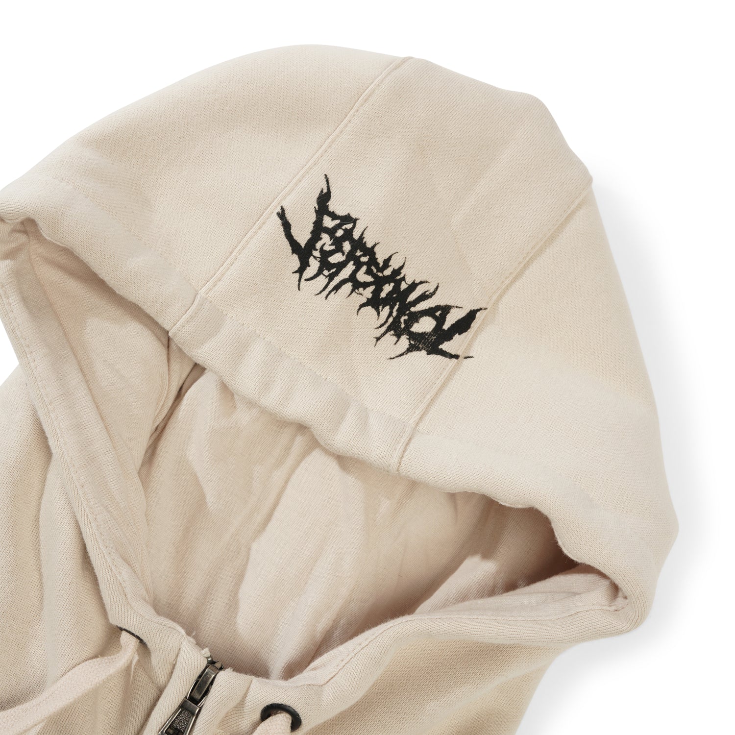 Spyder Zip Up Tech Hood, Bone / Black