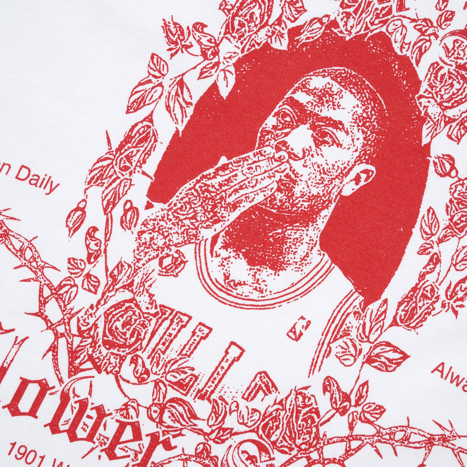 Rose Tee, White