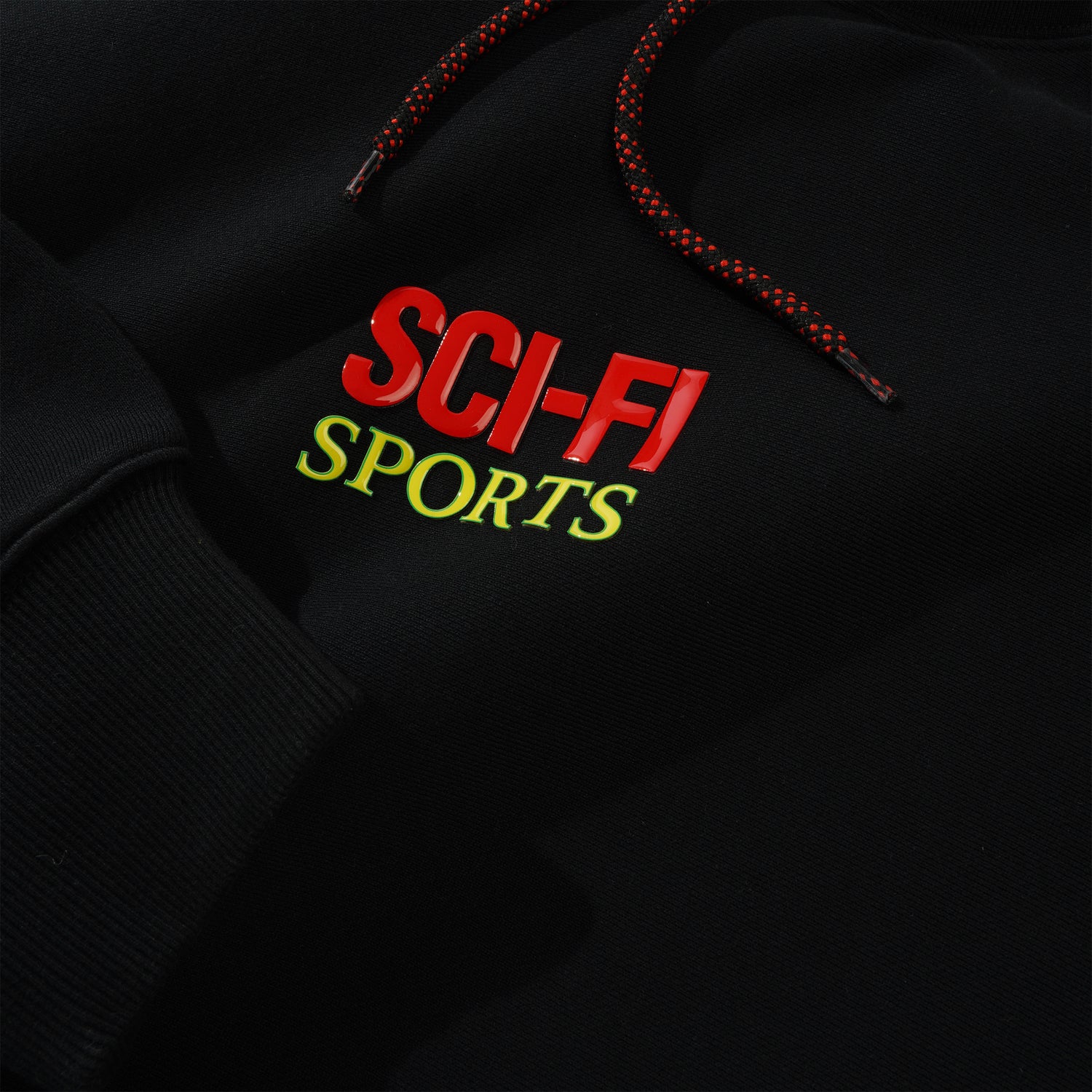 Sci-Fi Sports Pullover Hood, Black