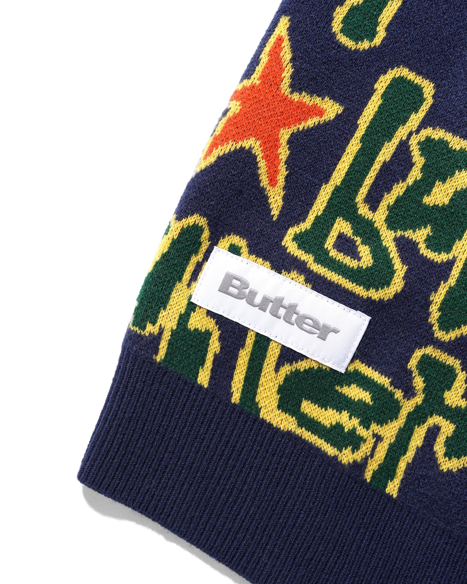 Star Knit Vest, Navy