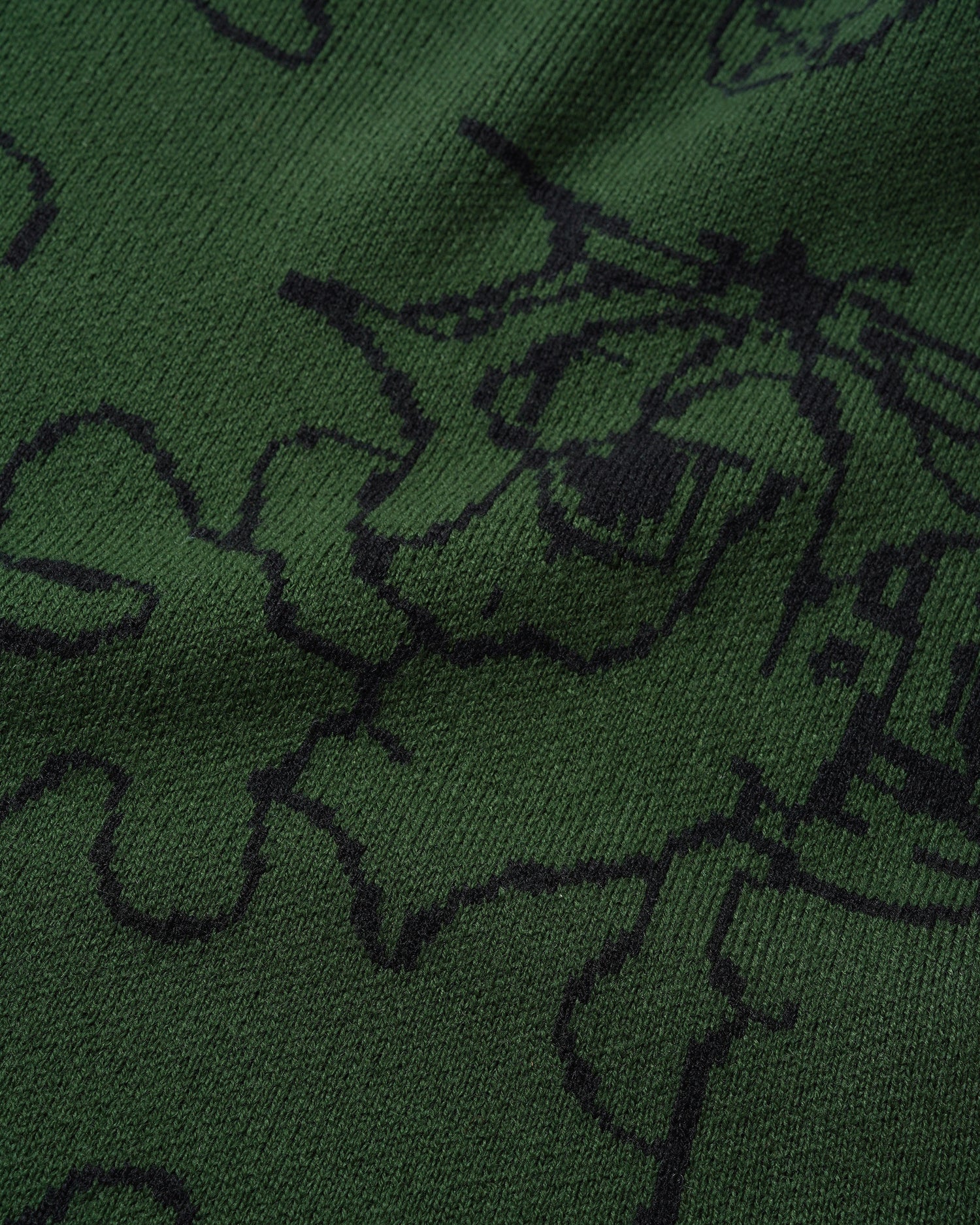 Spray Knit Sweater, Forest