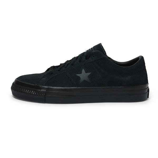 Converse One Star Pro Low Suede Low, Black / Black