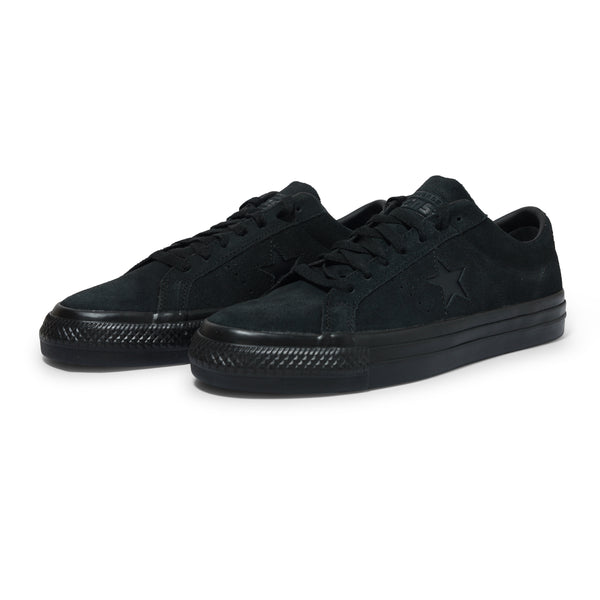 Converse One Star Pro Low Suede Low, Black / Black