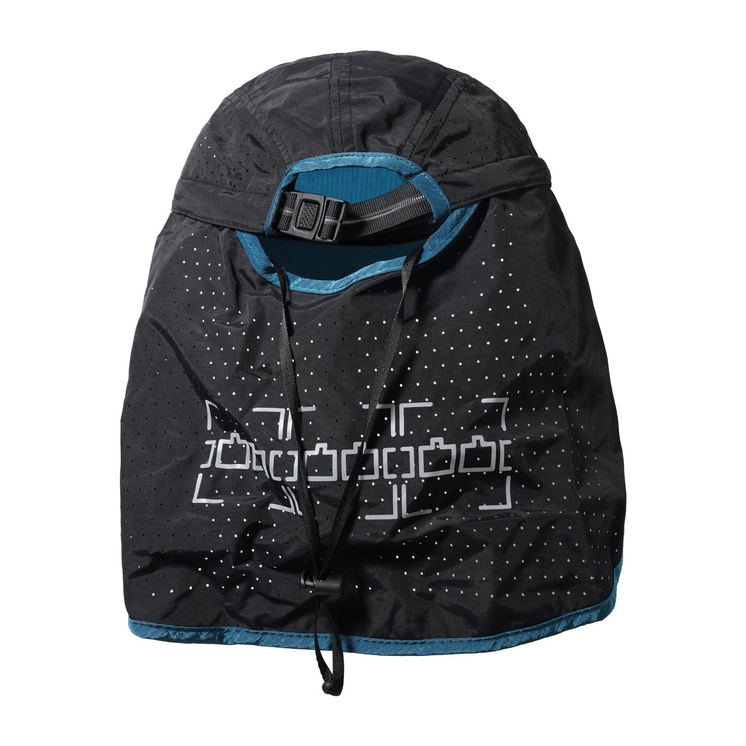 TTT Neck Cape Trail Cap, Blue / Black