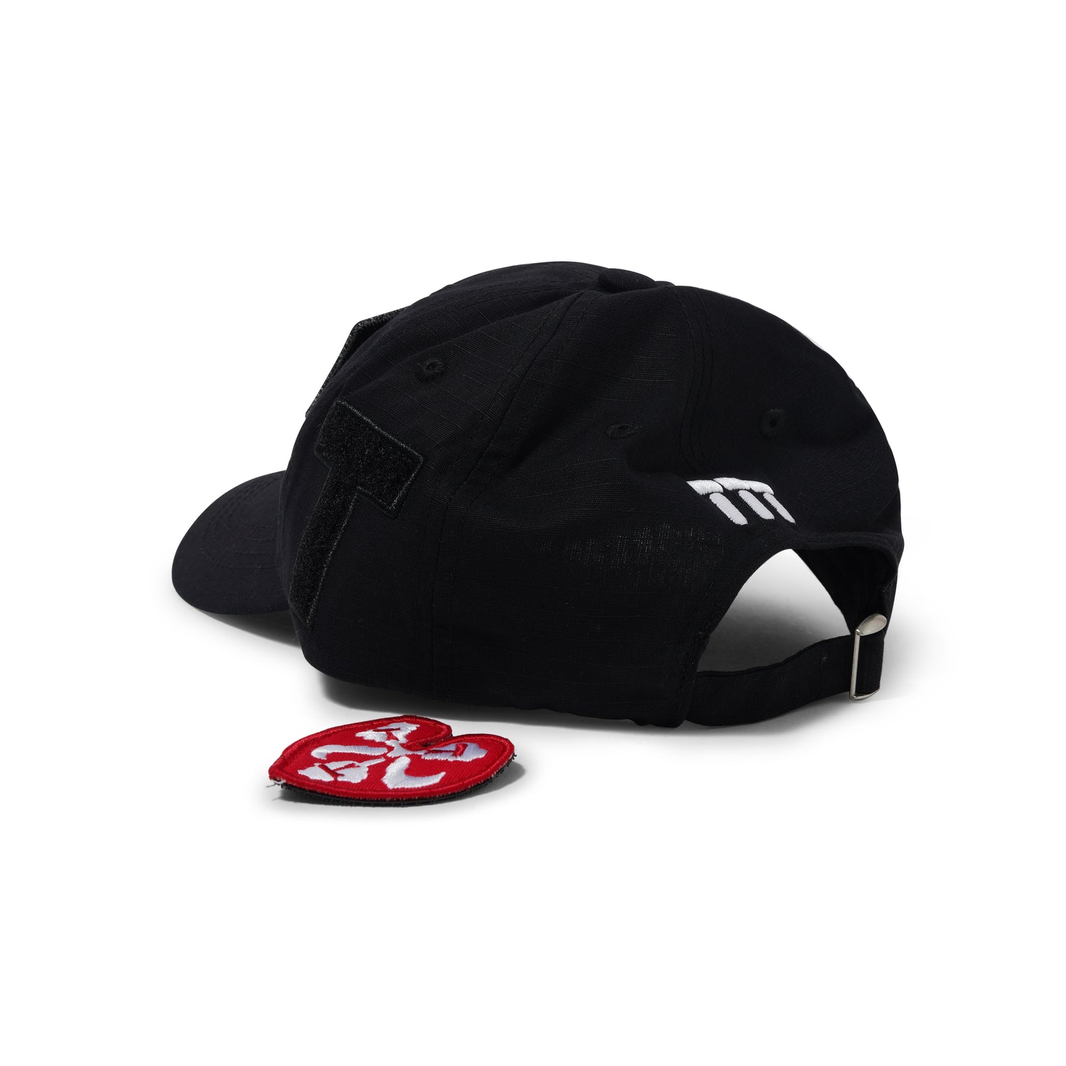 TTT Velcro Patch 6-Panel Cap, Black