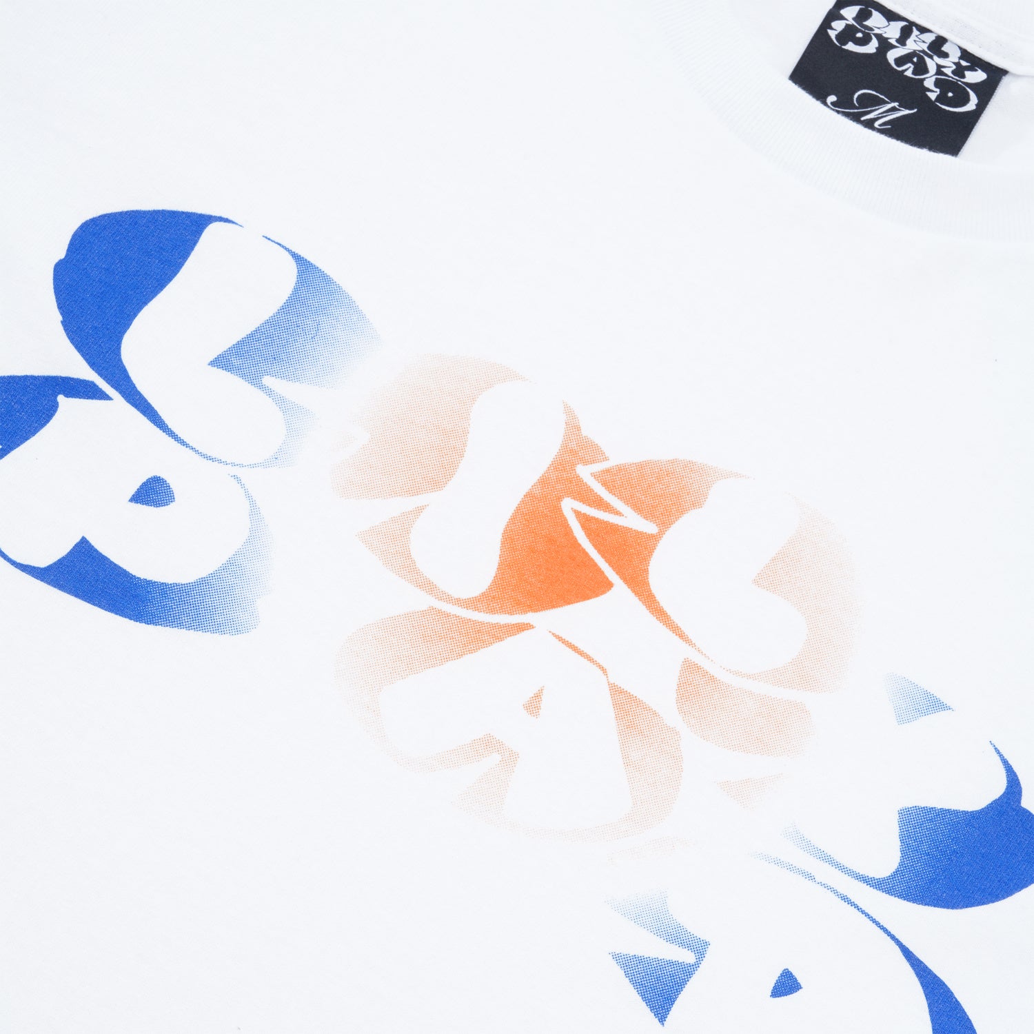 Faded Logo Tee, White