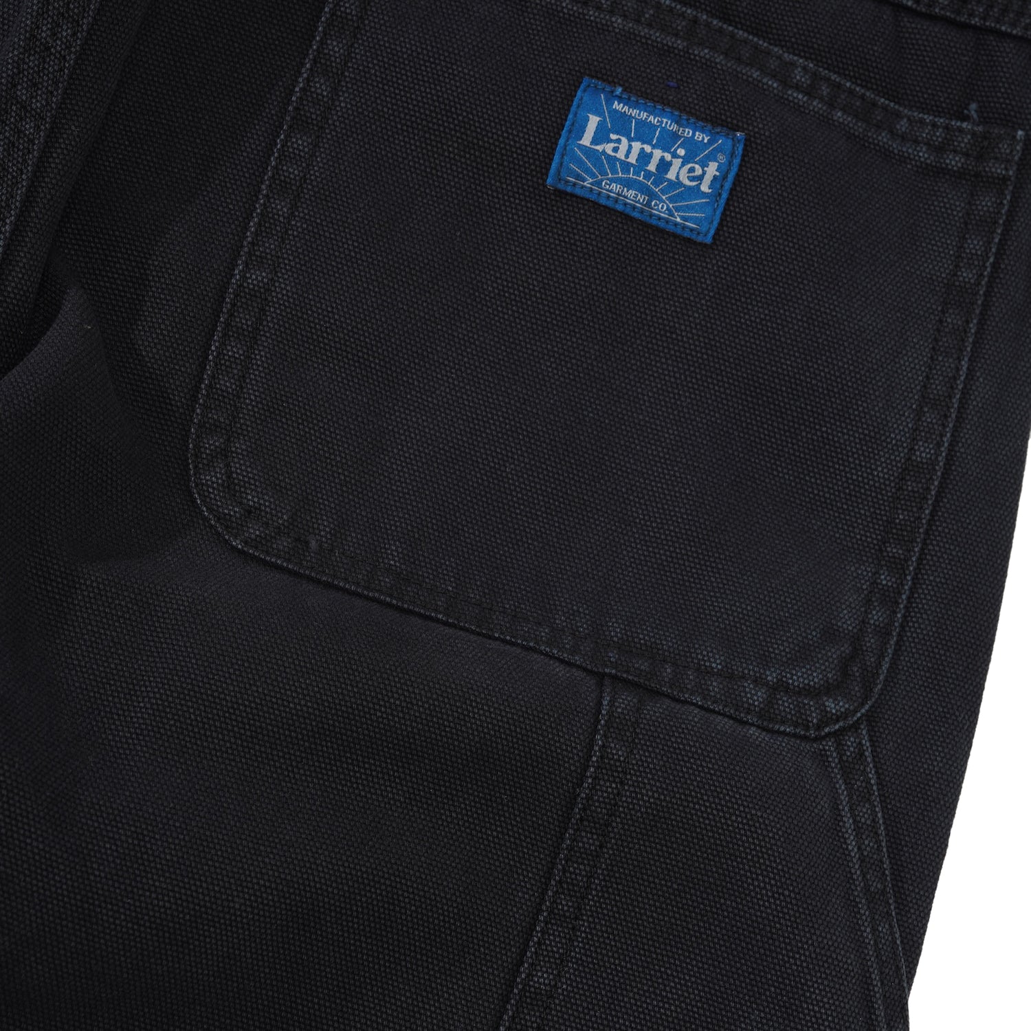 Double Knee Carpenter Pant, Used Black