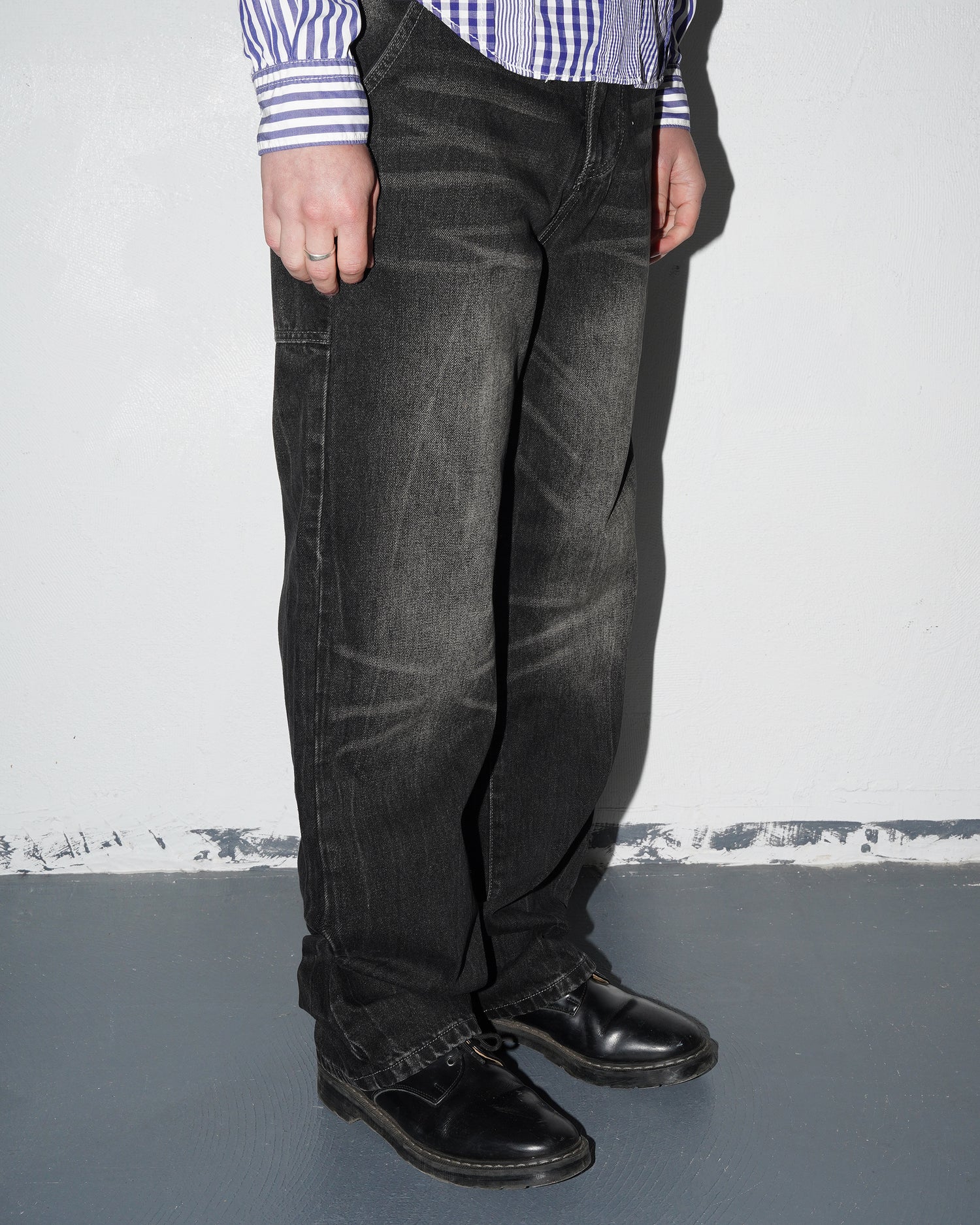 Utility Denim Jean V3, Black Washed