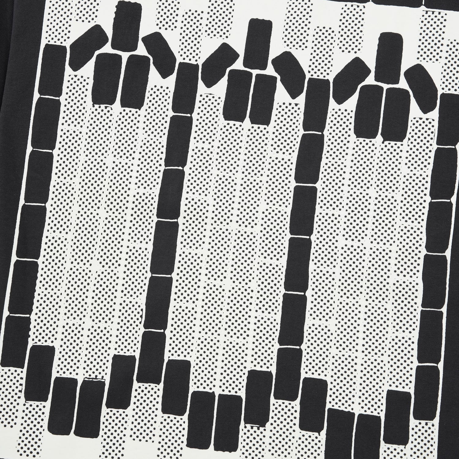 Tetris Teeth Tee, Black / Glow In The Dark
