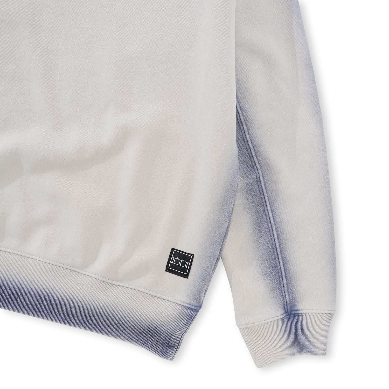 TTT Overdyed Crewneck Sweatshirt, Grey / Blue