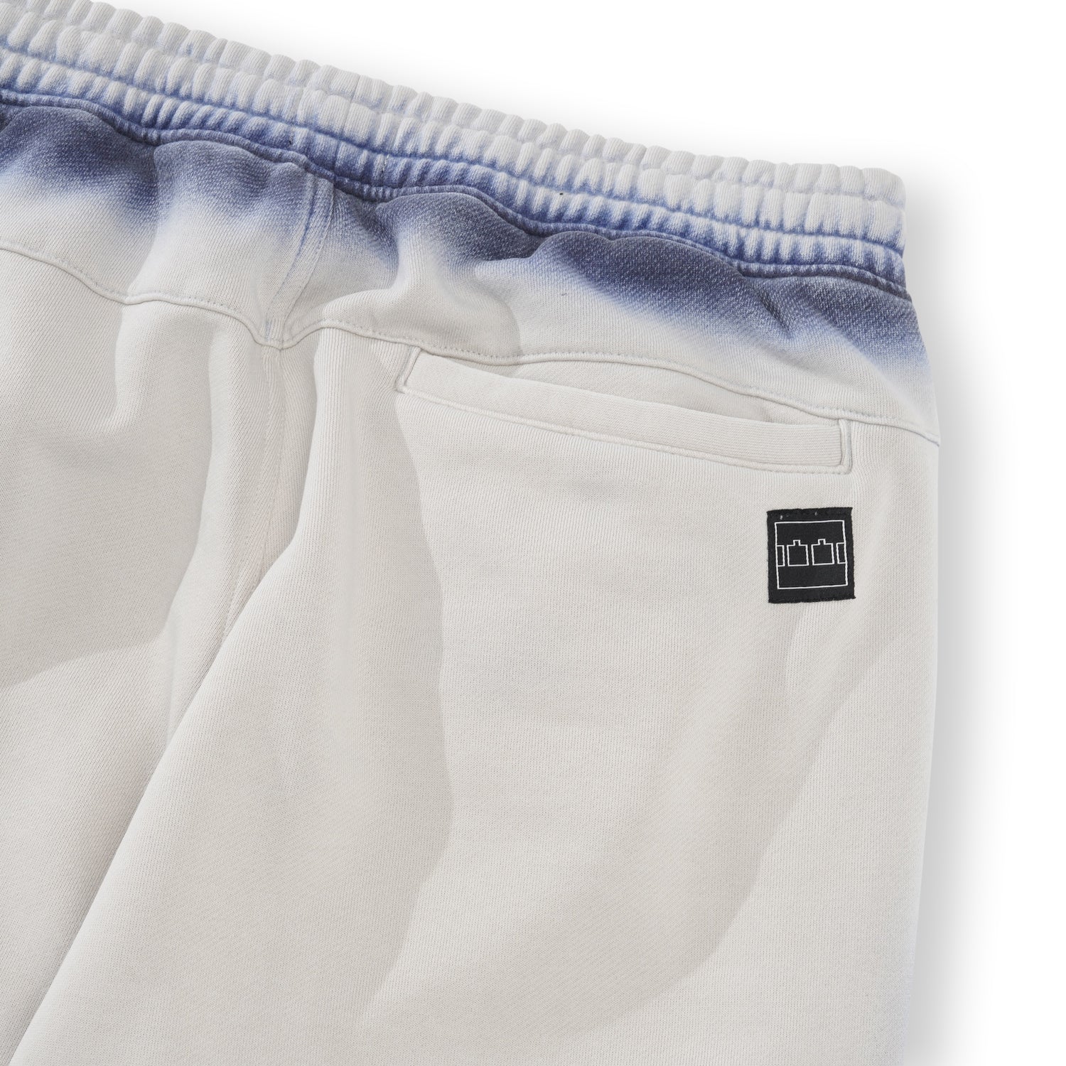 TTT Overdye Open Hem Jogger, Grey / Blue
