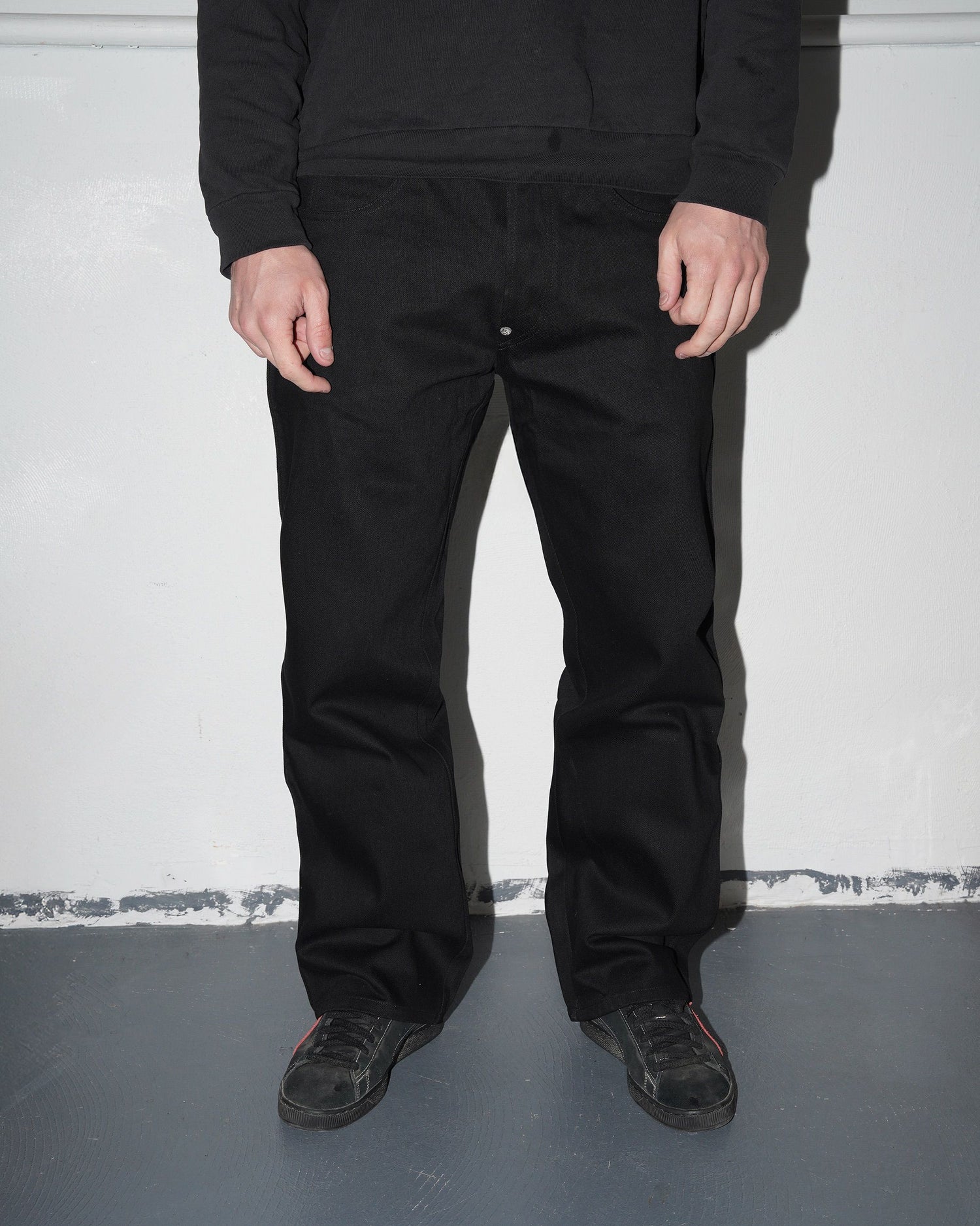 C-Star Flag Denim Jeans, Black