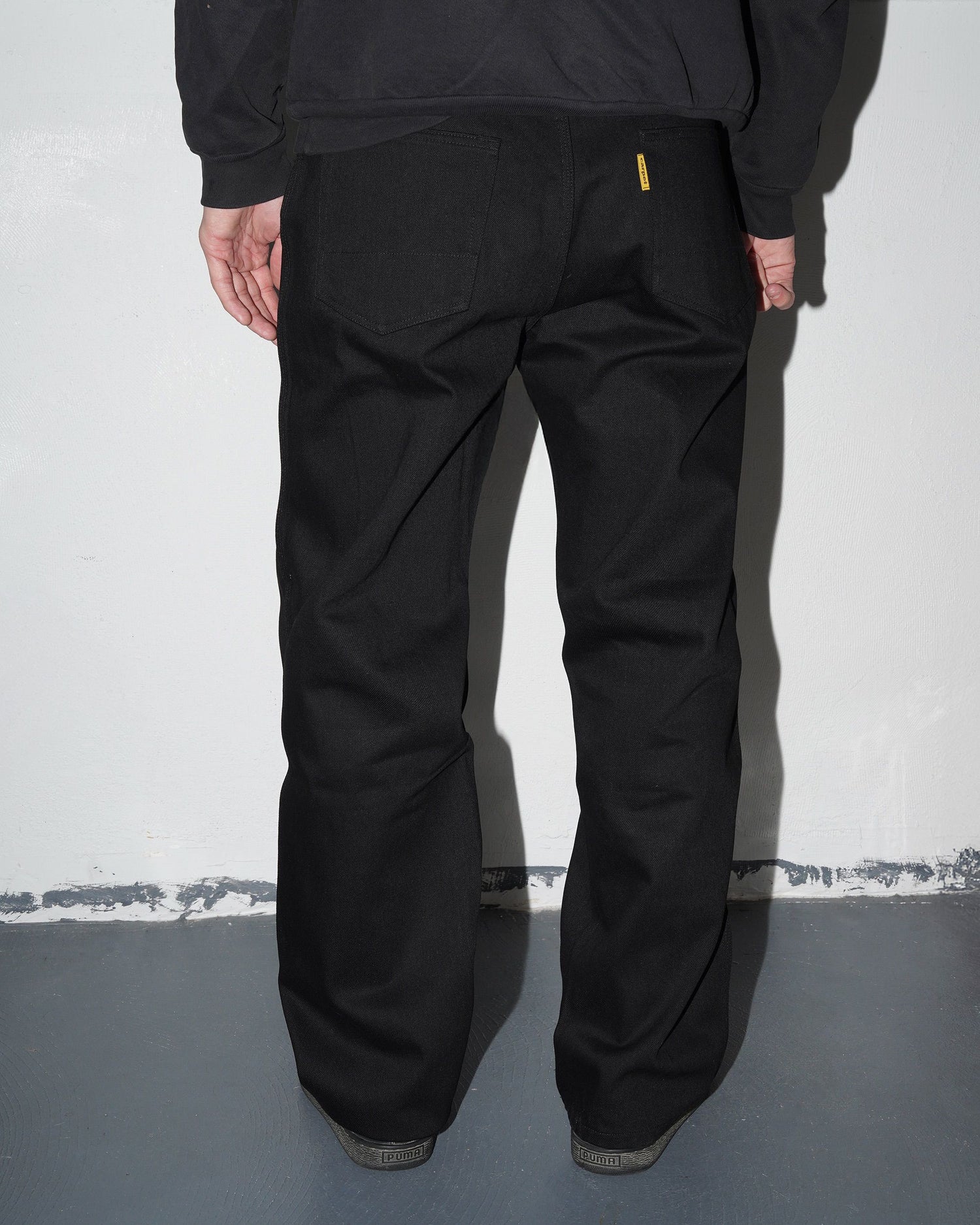 C-Star Flag Denim Jeans, Black