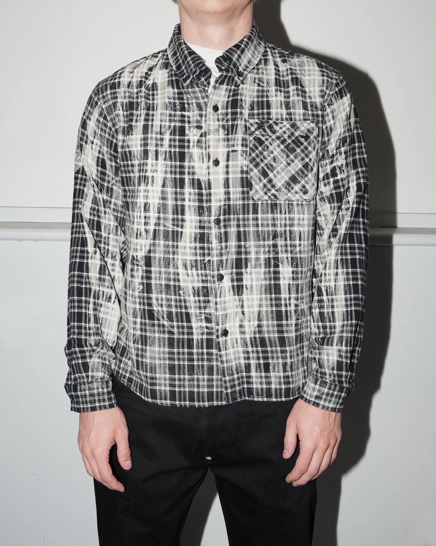 Bleached Flannel, Black