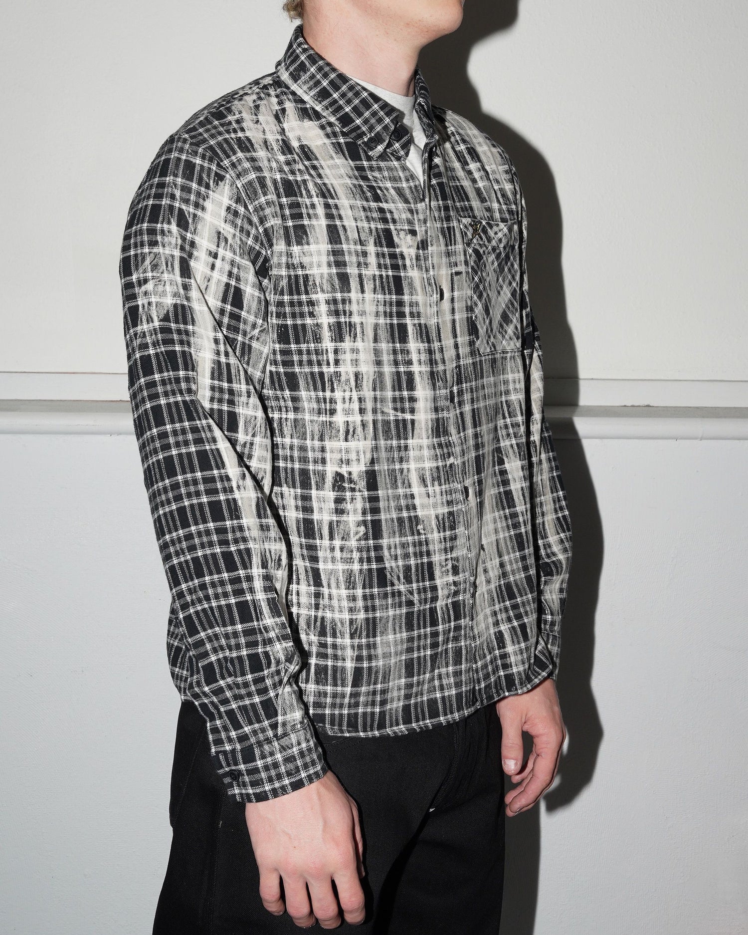 Bleached Flannel, Black