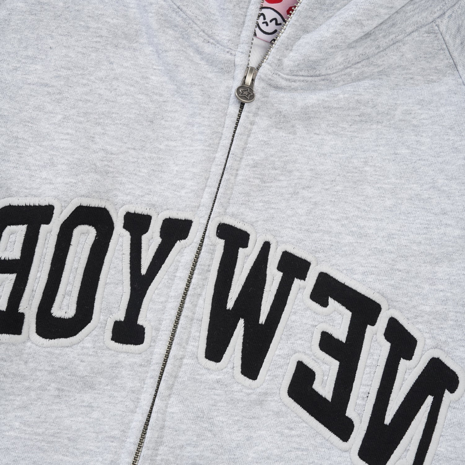 New York Full Zip Hoodie, Grey