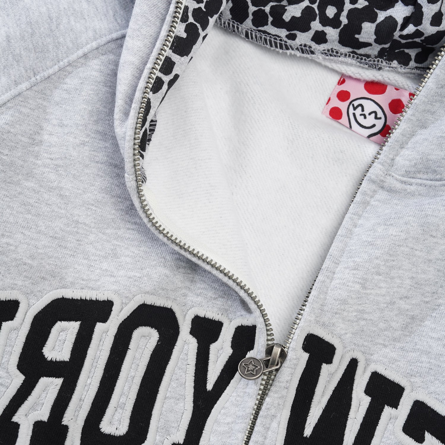 New York Full Zip Hoodie, Grey