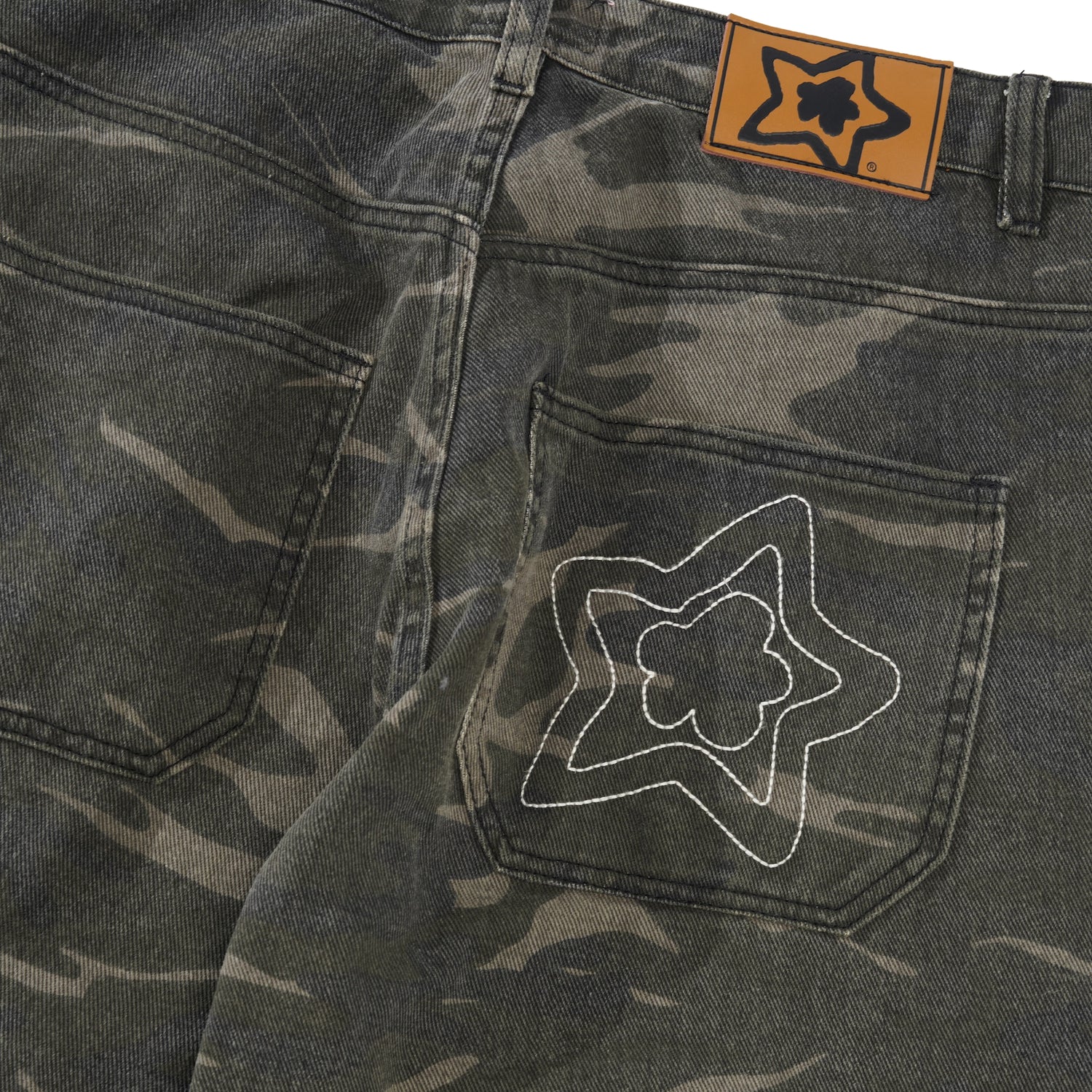 Circle Cargo Star Jeans, Camo