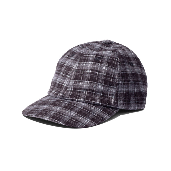 Velvet Checkmate Hat, Black / White