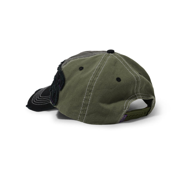 Always Do What You Should Do 5-Panel Human Logo Cap, Sage / Grey & Black, Sage/Grey/Black