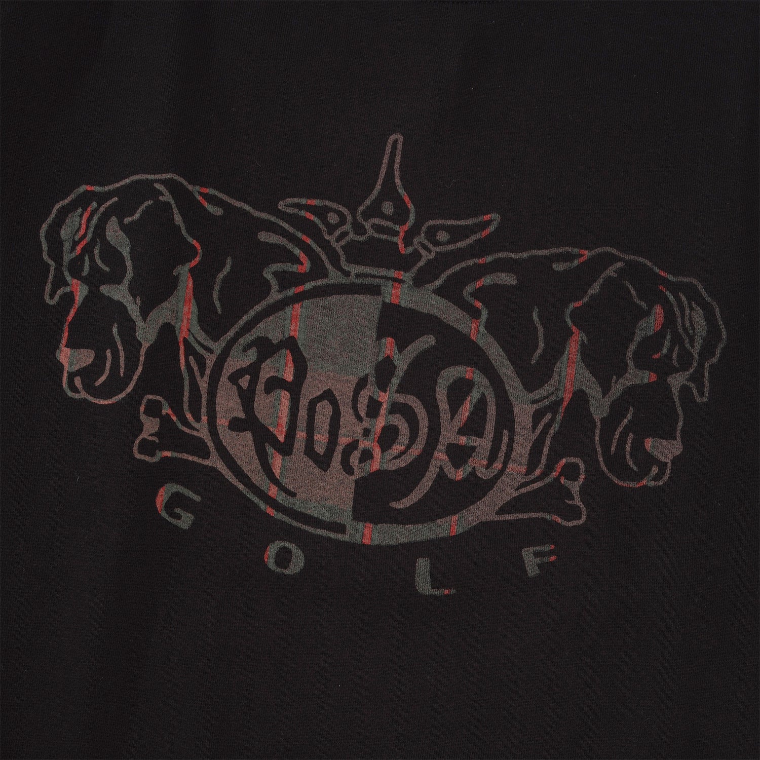 Tartan Logo Crewneck, Black