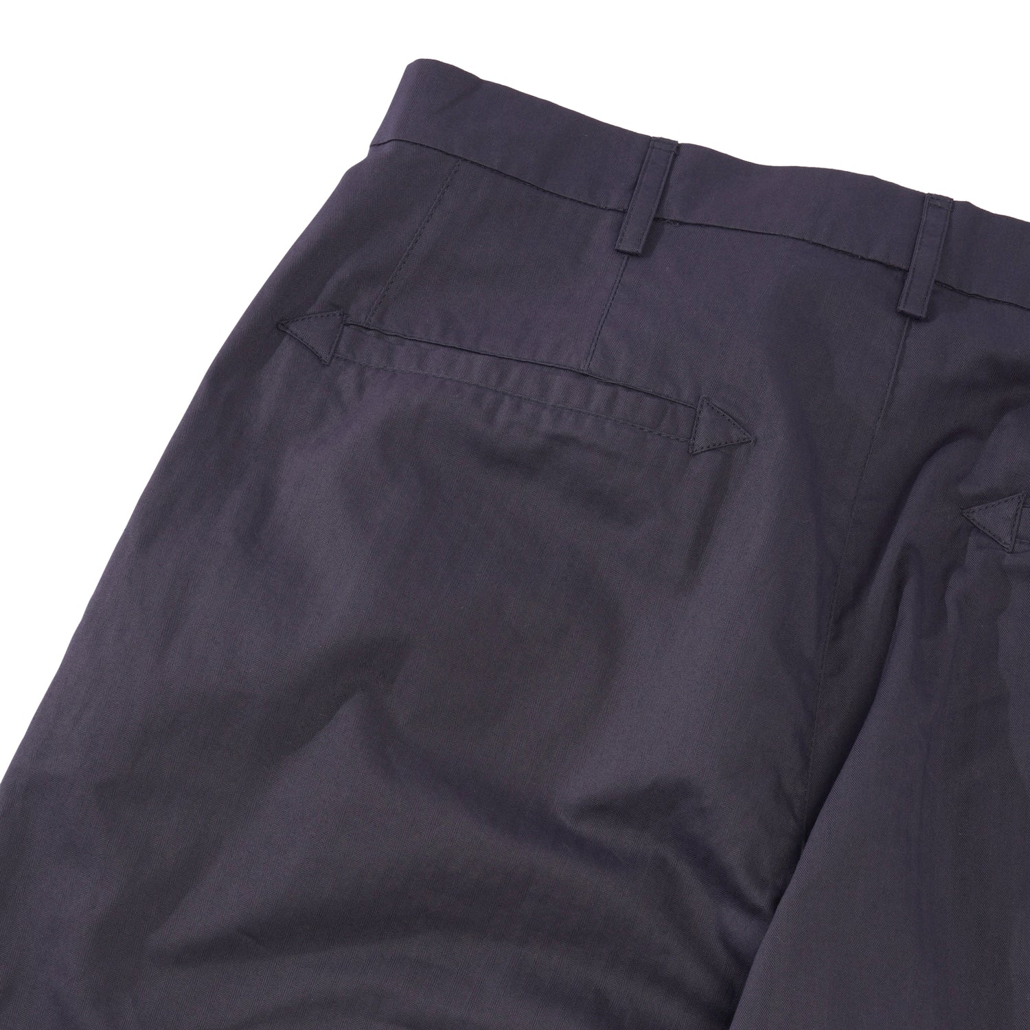 Pleated Straight Leg Trouser, Navy