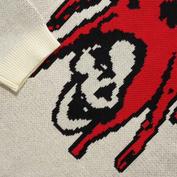 Carpet Company Jester Knit Sweater, Cream