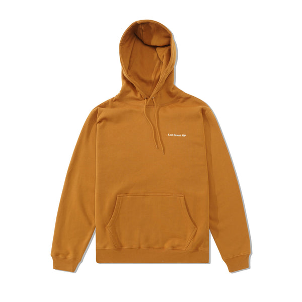 Last Resort AB Atlas Monogram Pullover Hood, Golden Brown / White