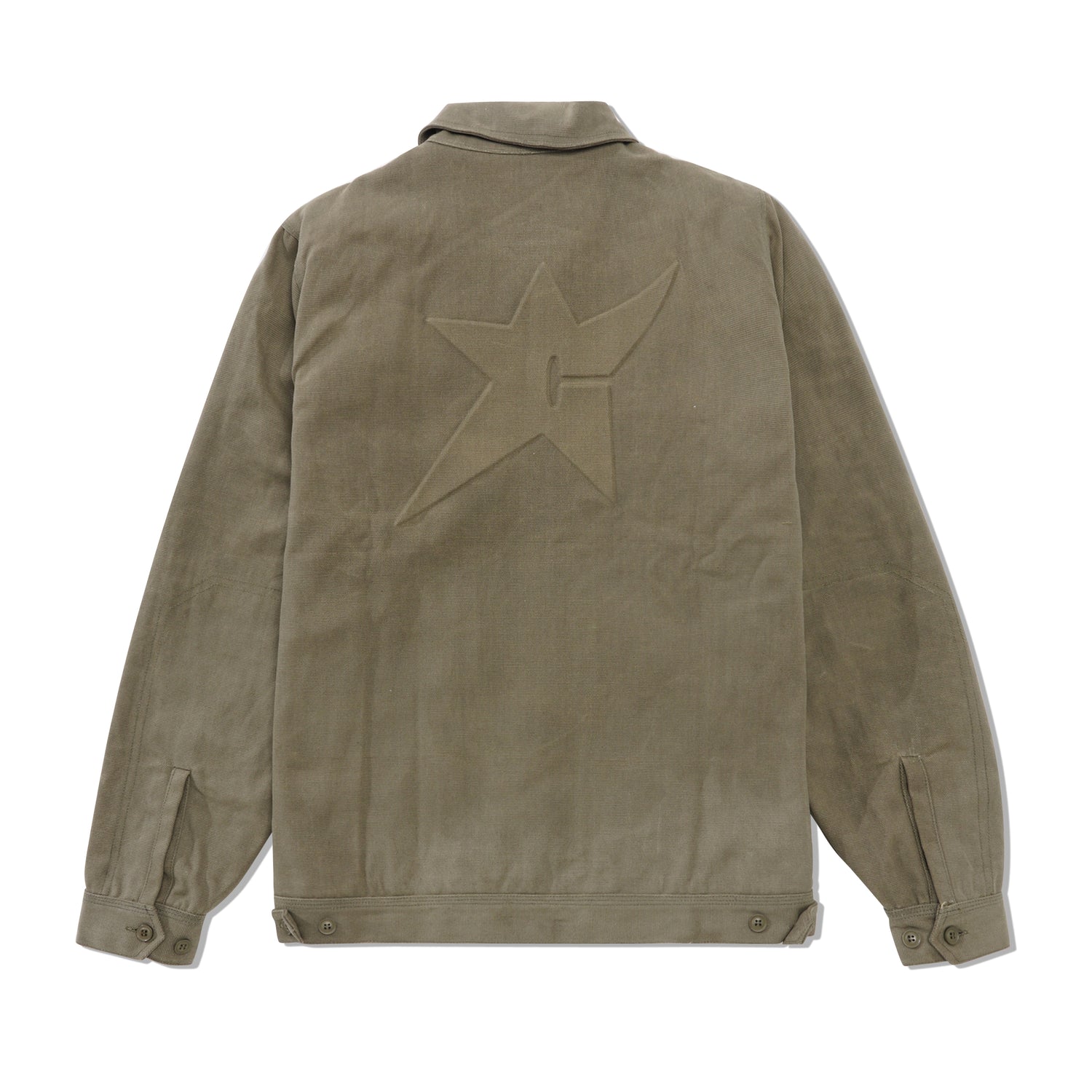 Embossed Work Jacket, Sage