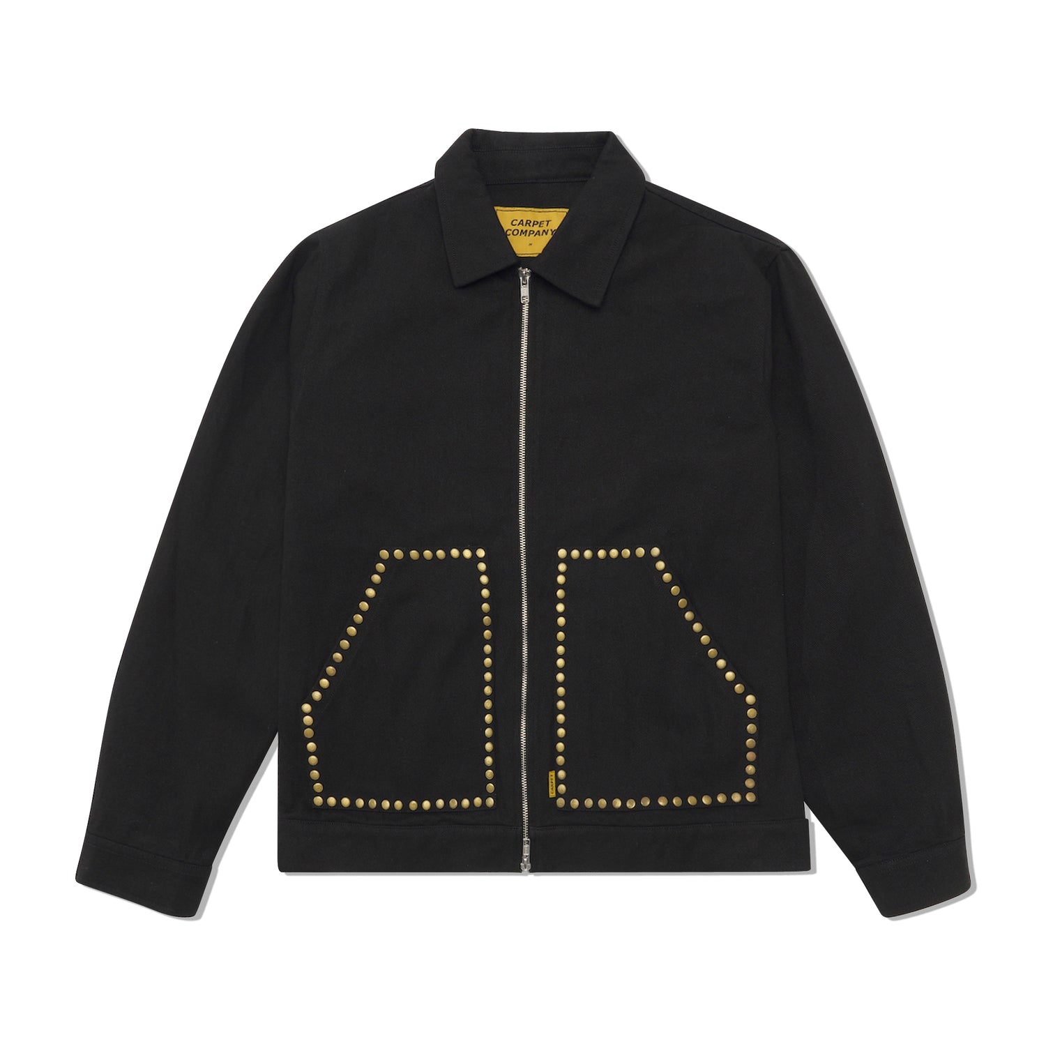 Studded Denim Jacket, Black
