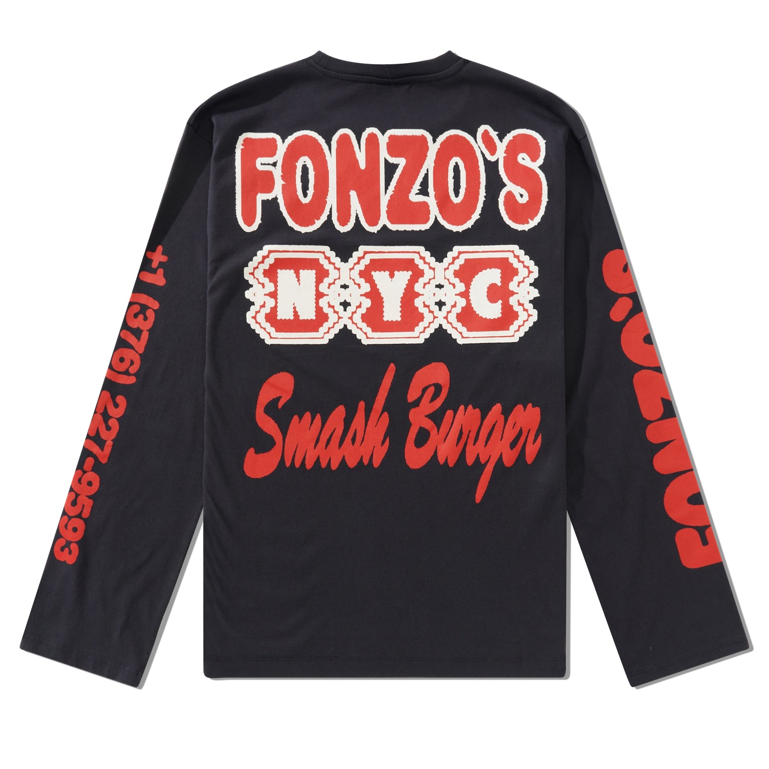 Fonzo L/S Tee, Navy Blue