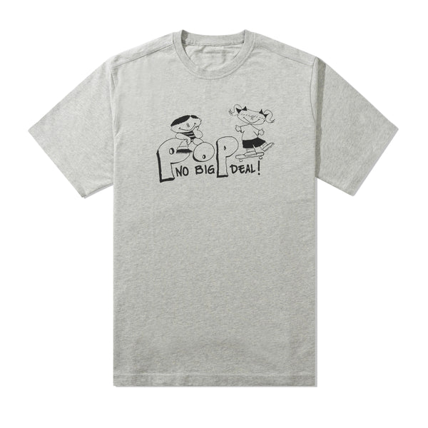 POP Trading Company No Deal Tee, Heather Grey