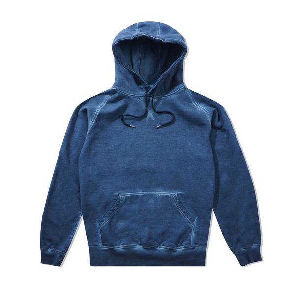POP Trading Company Stencil Logo Pullover Hood, Navy